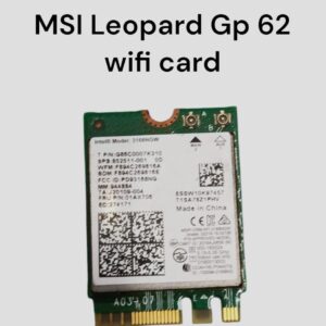 MSI GP 62 WIFI CARD